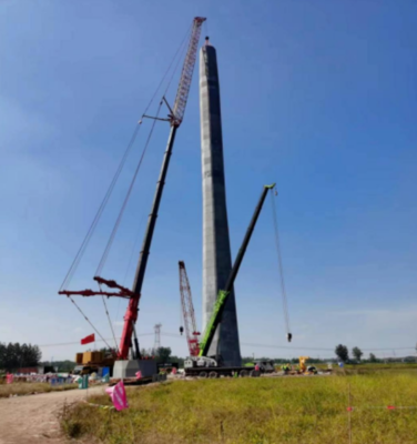 喜訊！筑友集團淮安工廠實現里程碑式突破——首個風電混塔項目成功交付